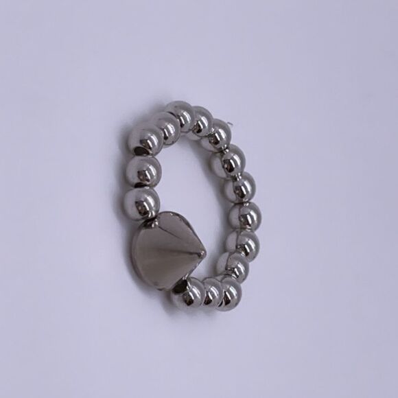 NWT Wool + Pepper Co. Silver Spike Ring - Picture 5 of 5